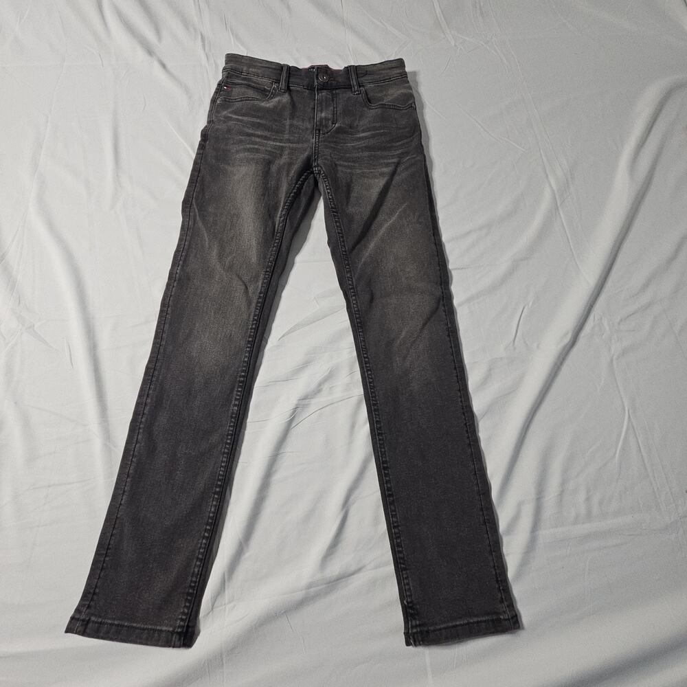 Tommy Hilfiger Women's Jeans Size 12 Black Stretch Skinny Low Rise Slim Fit NWT